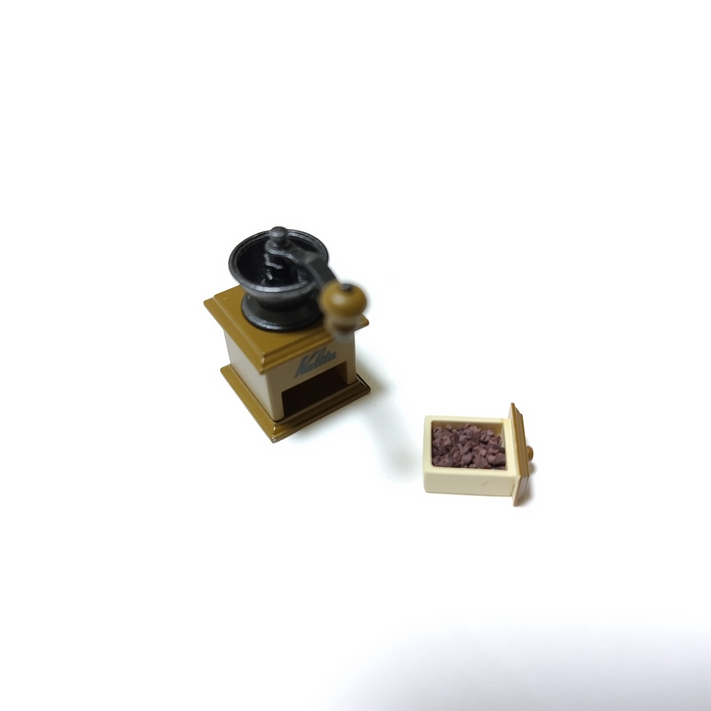 ミニチュア コーヒー豆セット(豆&ミル豆、1/12サイズ)