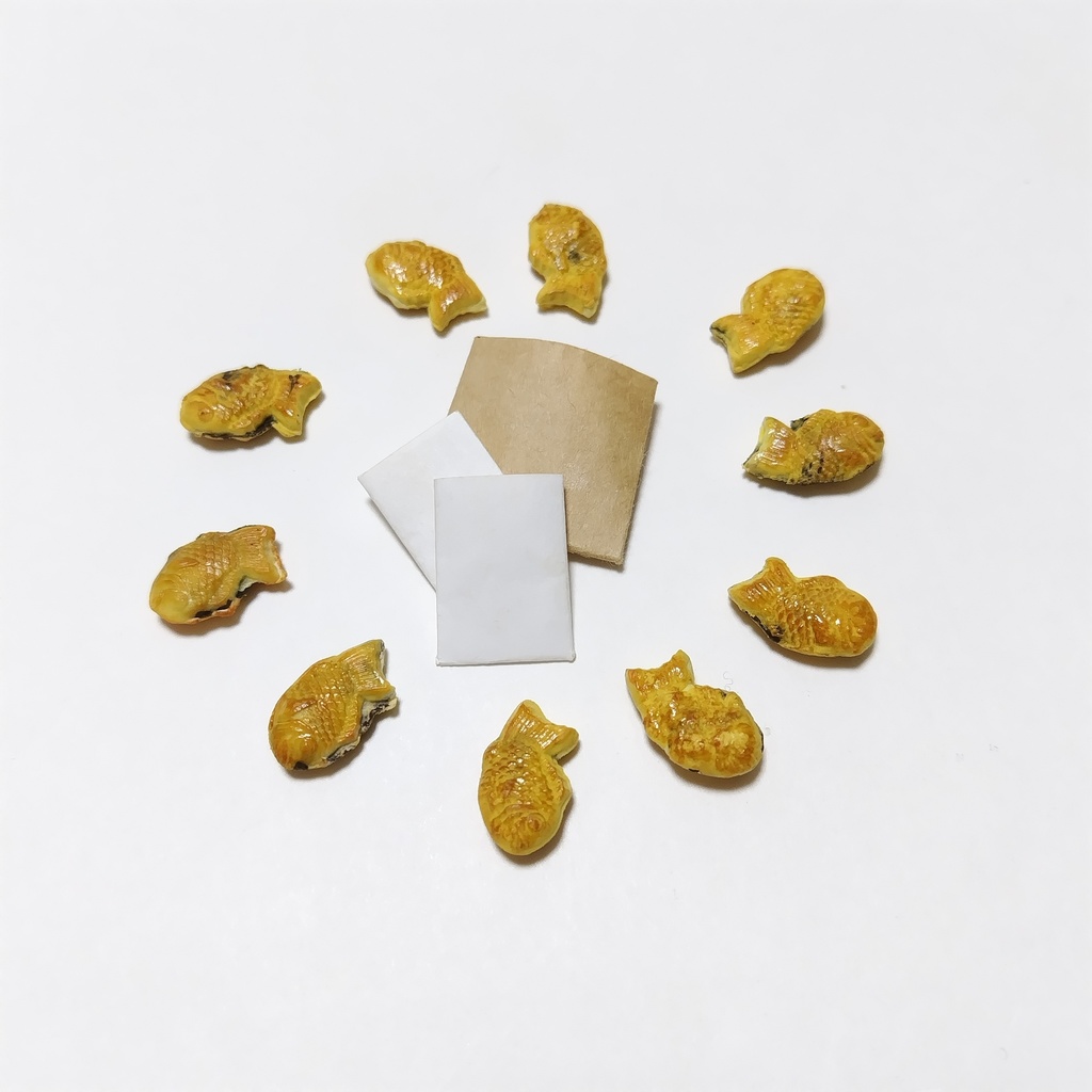 ミニチュアたい焼きセット(1/12サイズ)