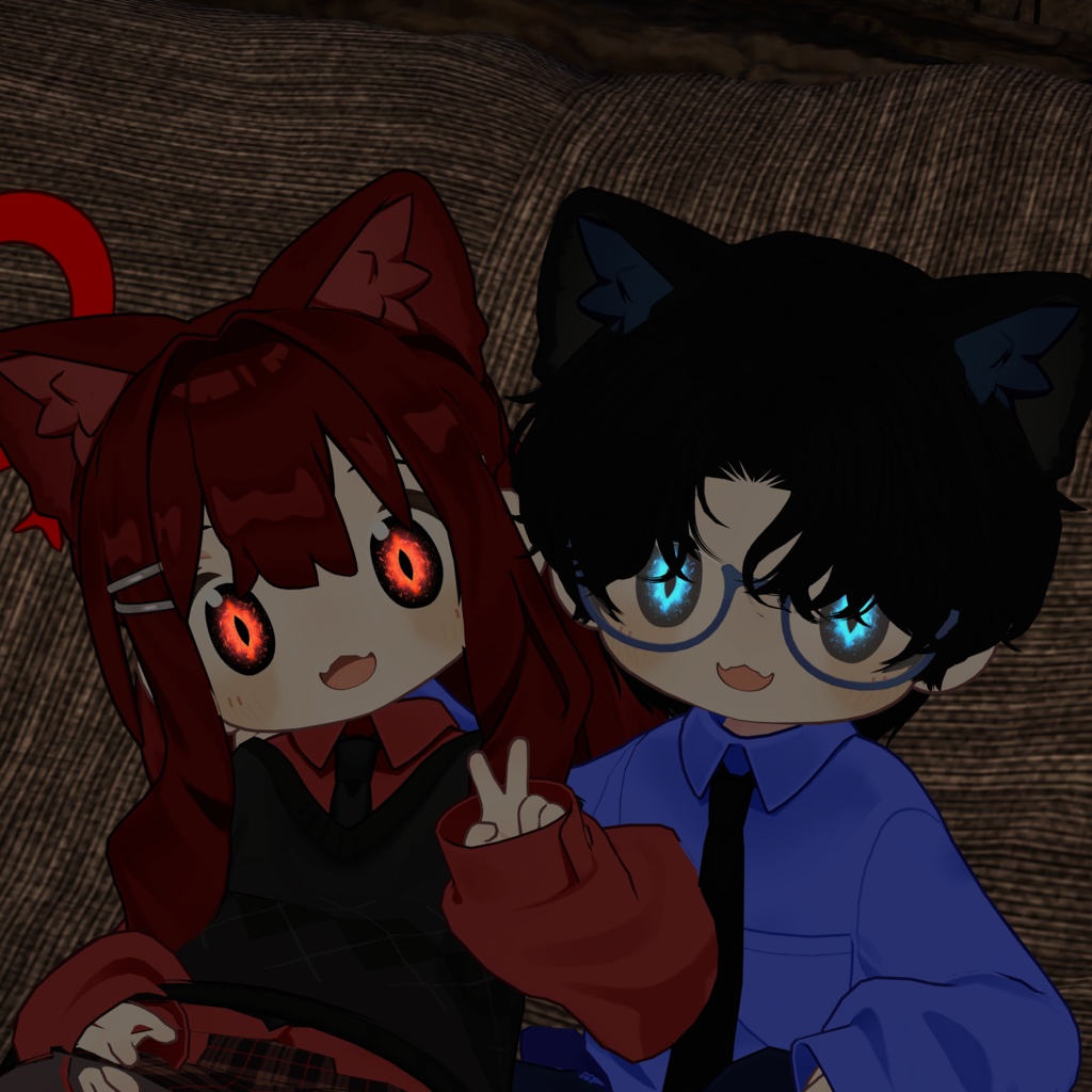 Demonatta 【Eye Texture】11 Avatars【Mamefriends】デモナッタ【瞳テクスチャ】アバター11種【マメフレンズ】