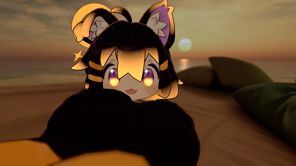 Sunset Horizon 【Eye Texture】12 Avatars 【Mamefriends】サンセットホライゾン【瞳テクスチャ】アバター12種【まめフレンズ】