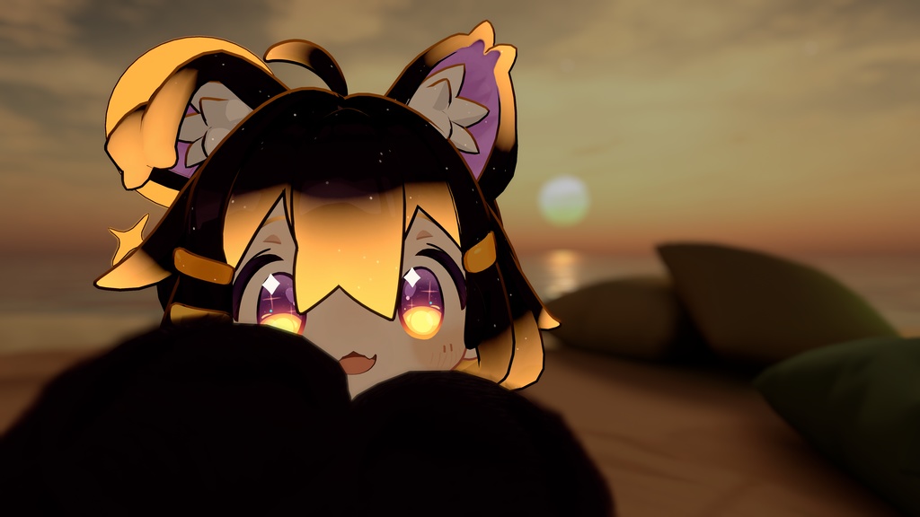 Sunset Horizon 【Eye Texture】12 Avatars 【Mamefriends】サンセットホライゾン【瞳テクスチャ】アバター12種【まめフレンズ】