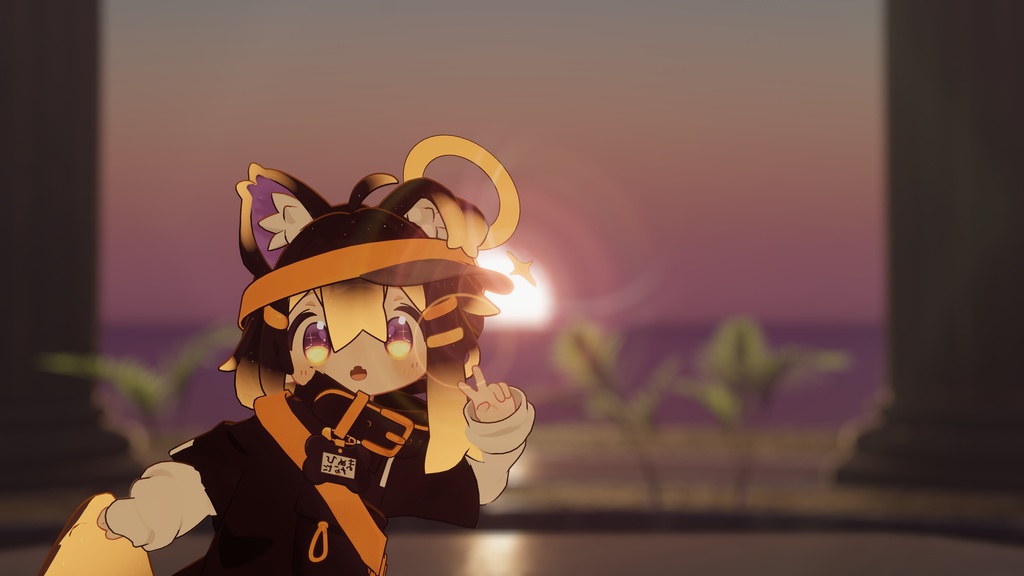 Sunset Horizon 【Eye Texture】12 Avatars 【Mamefriends】サンセットホライゾン【瞳テクスチャ】アバター12種【まめフレンズ】