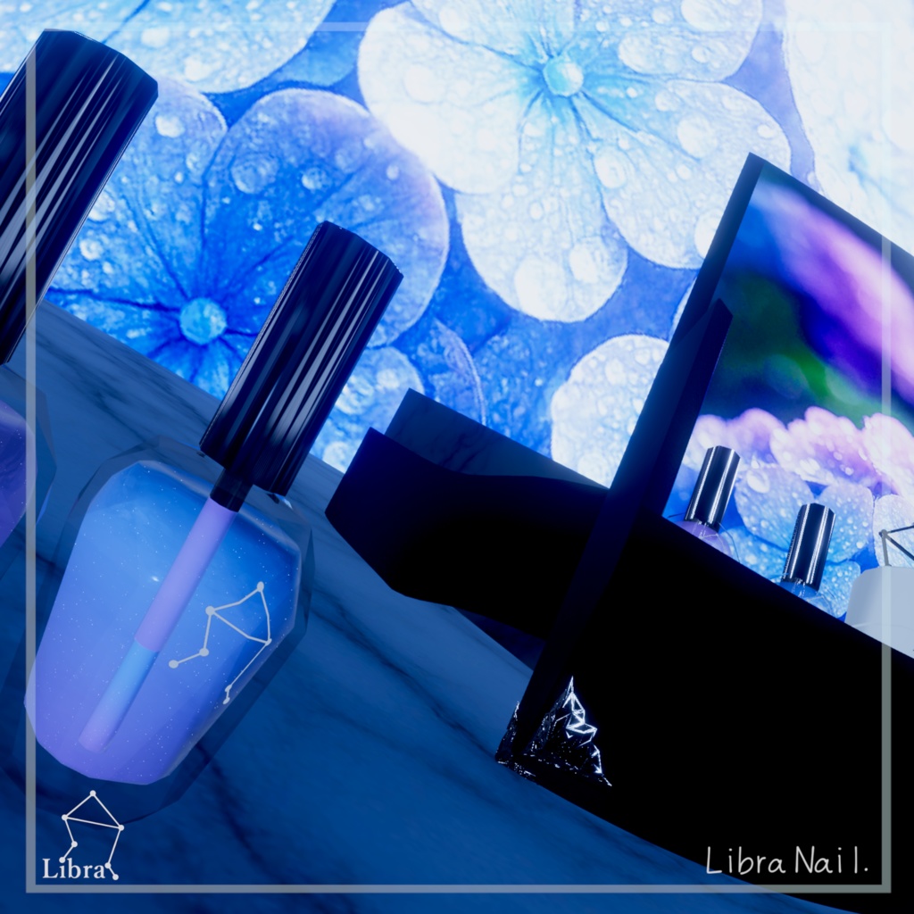 Libra Nail  【VRChat 想定ネイルギミック】