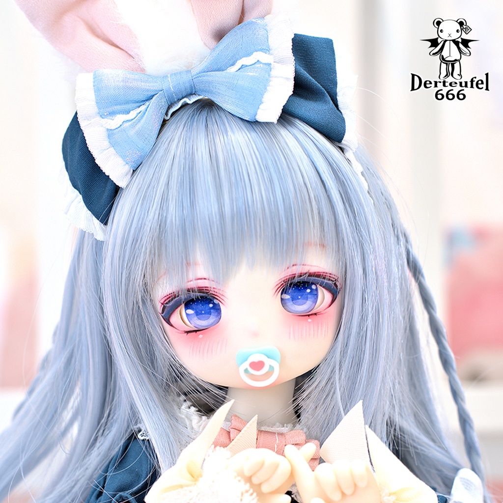 【展示】[Derteufel666]1/6 Tinyfox X-02 白巧肌 カスタムヘッド＋おしゃぶり＋デカールアイ3種