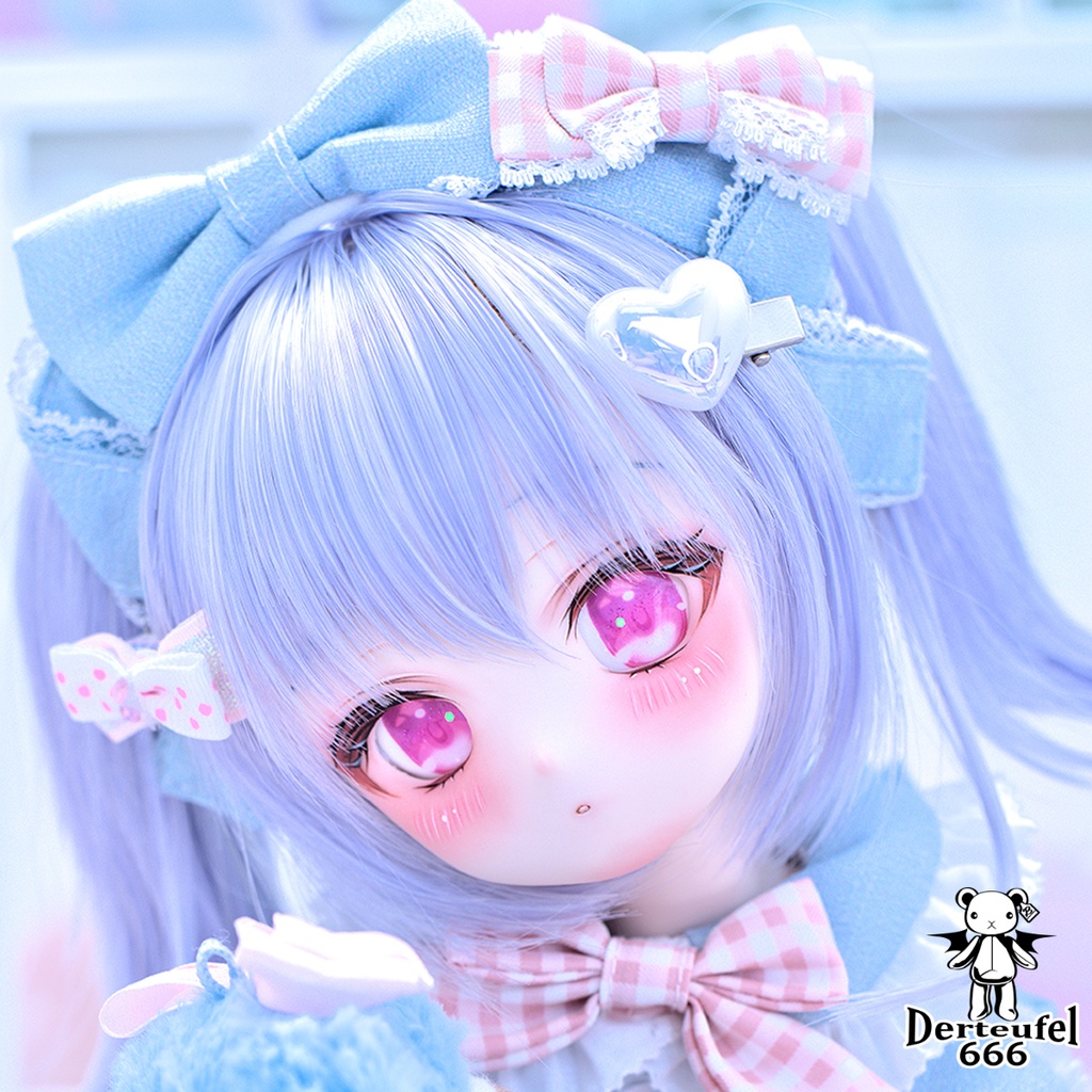 展示】［Derteufel666］DDH-01(SW肌/セミホワイト肌)ヘッドカスタム+カスタムWig+デカールアイ2種 - derteufel666  - BOOTH