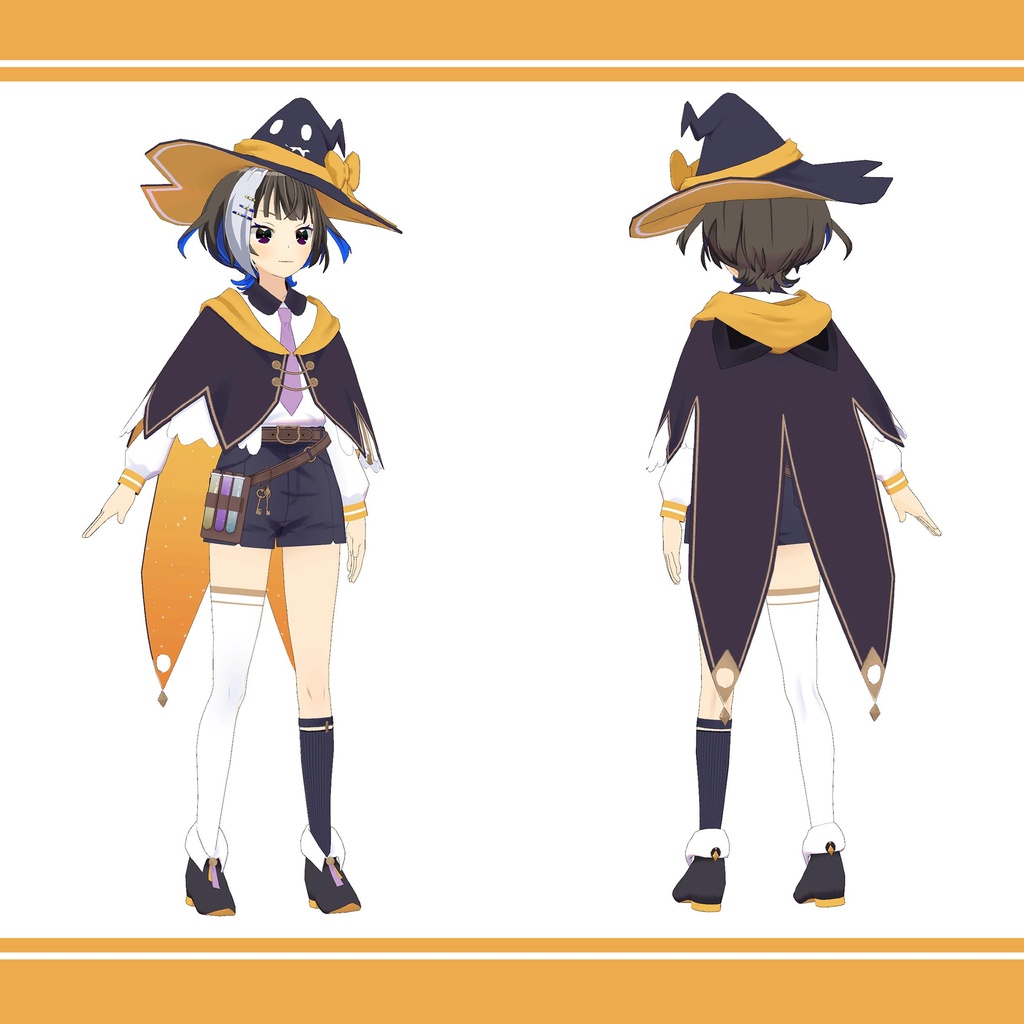 VRC向け オリジナル3Dモデル 夢乃ナビィ