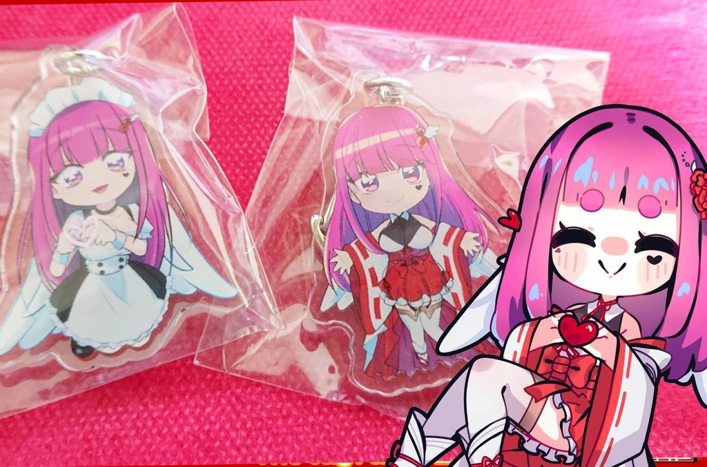 新生アクリルキーホルダー2種(Two types of new acrylic key chains)