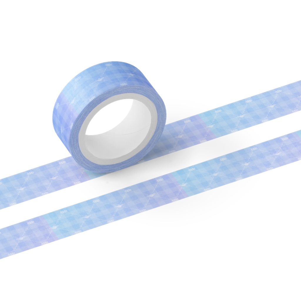 【おまけ素材付き】きらきらパターンのマスキングテープ🎀