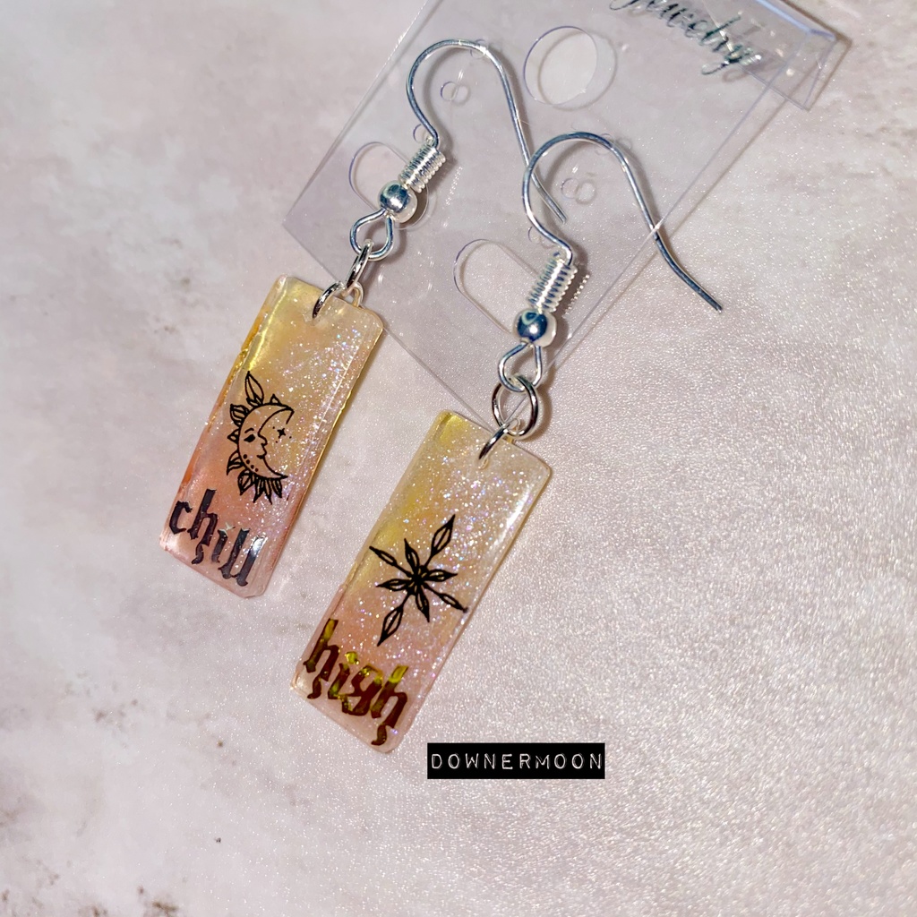 個性派ハンドメイドピアス ★