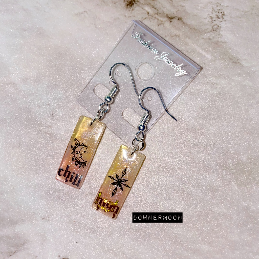 個性派ハンドメイドピアス ★