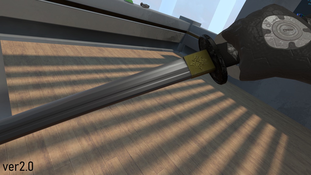 fbxモデル 日本刀「雪透」 ver2.0