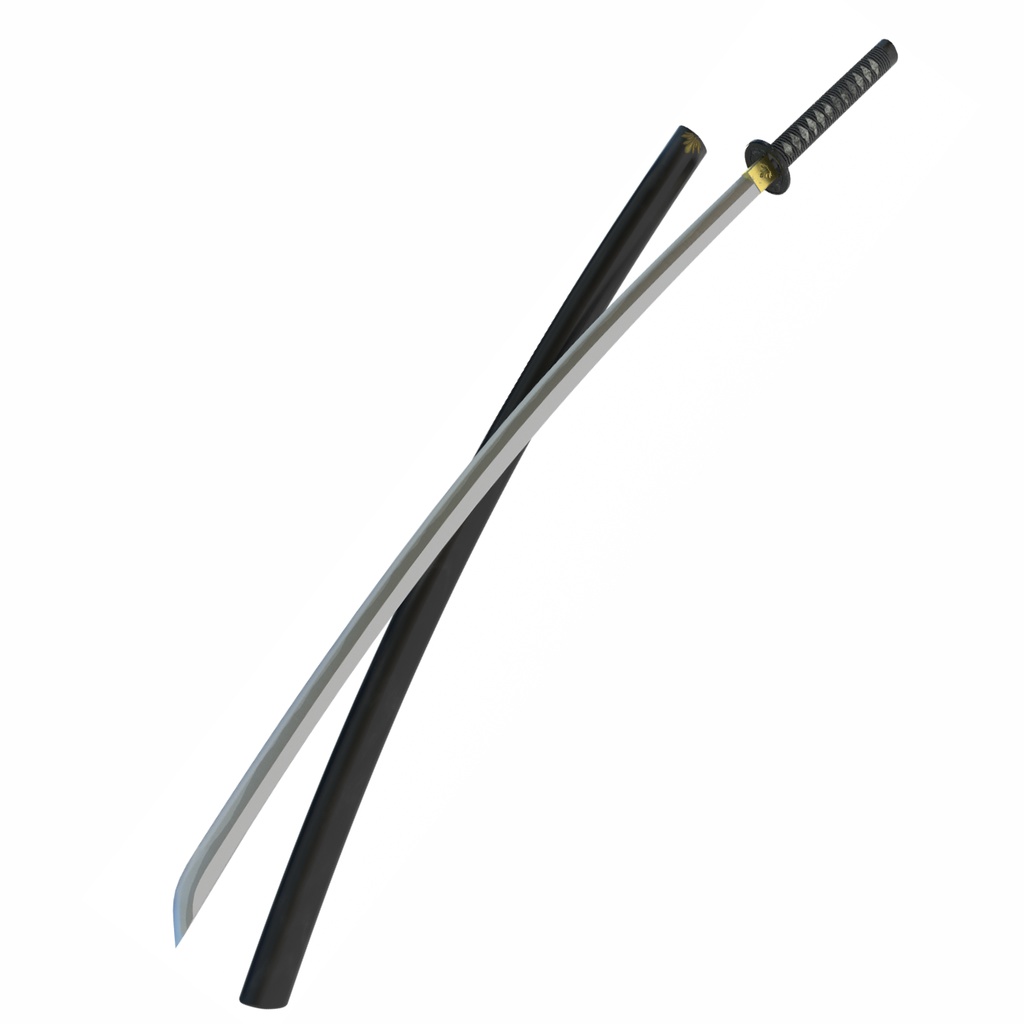 fbxモデル 日本刀「雪透」 ver2.0