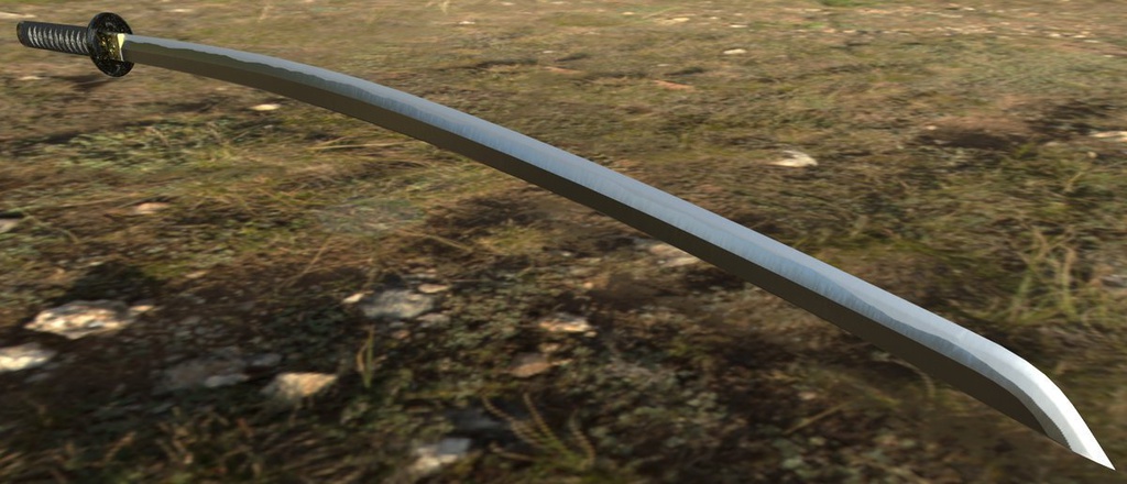 fbxモデル 日本刀「雪透」 ver2.0