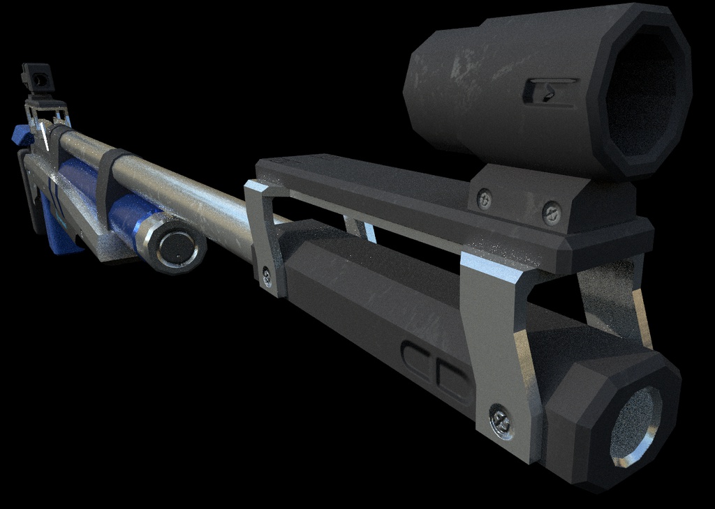 fbxモデル 「AirRifle」