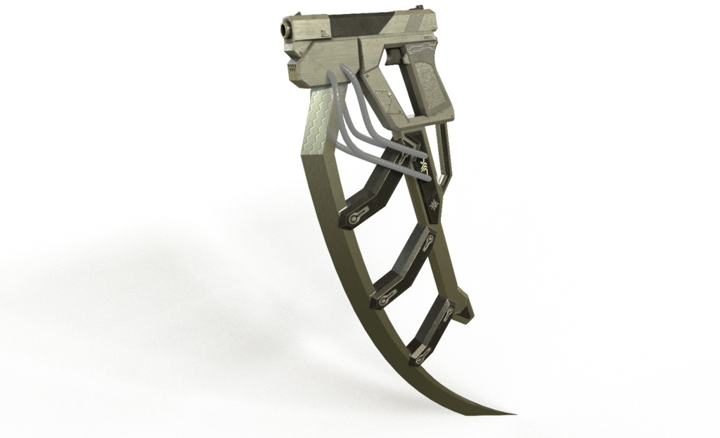 fbxモデル ガンブレード「NSG-820」