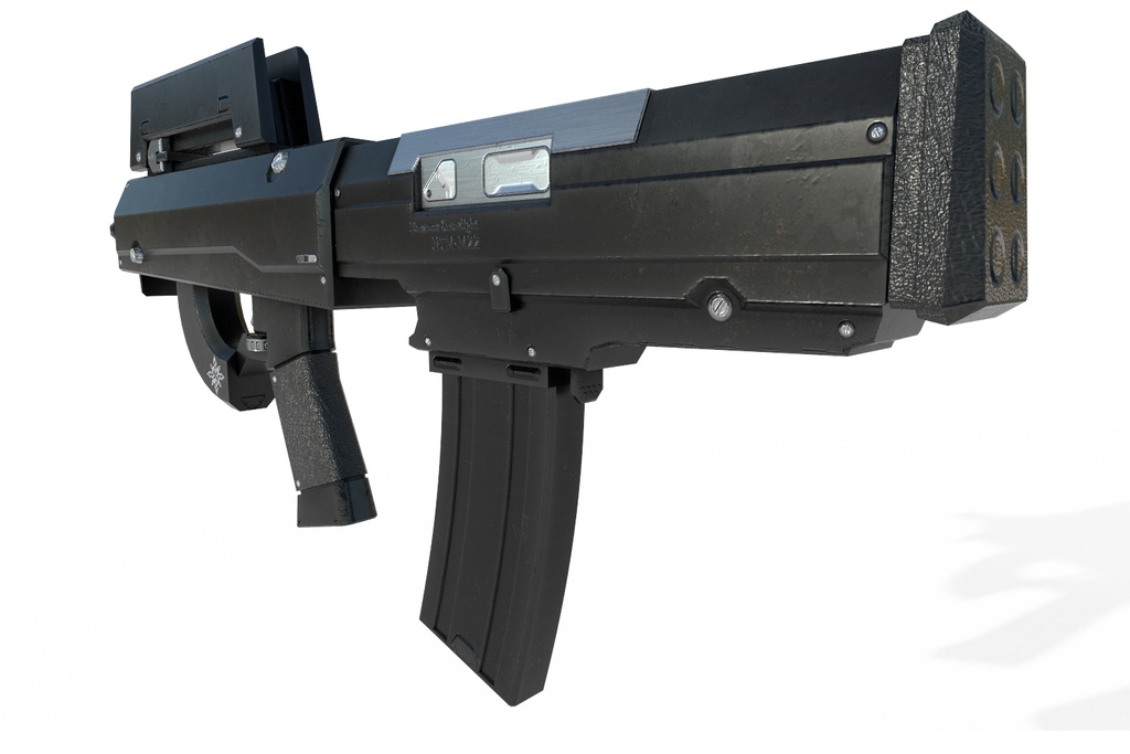 fbxモデル ブルパップPDW「NTM-M22」