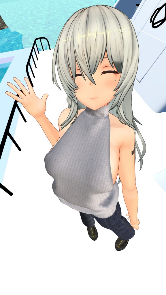 「フェイリア」用衣装モデル 『あのセーターとジーンズ』