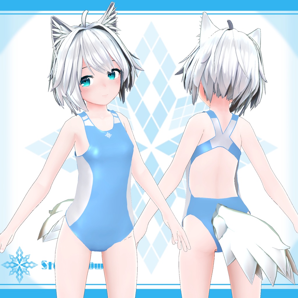 「ミーシェ」用衣装モデル 『きょうえいみずぎ と ラッシュガード』