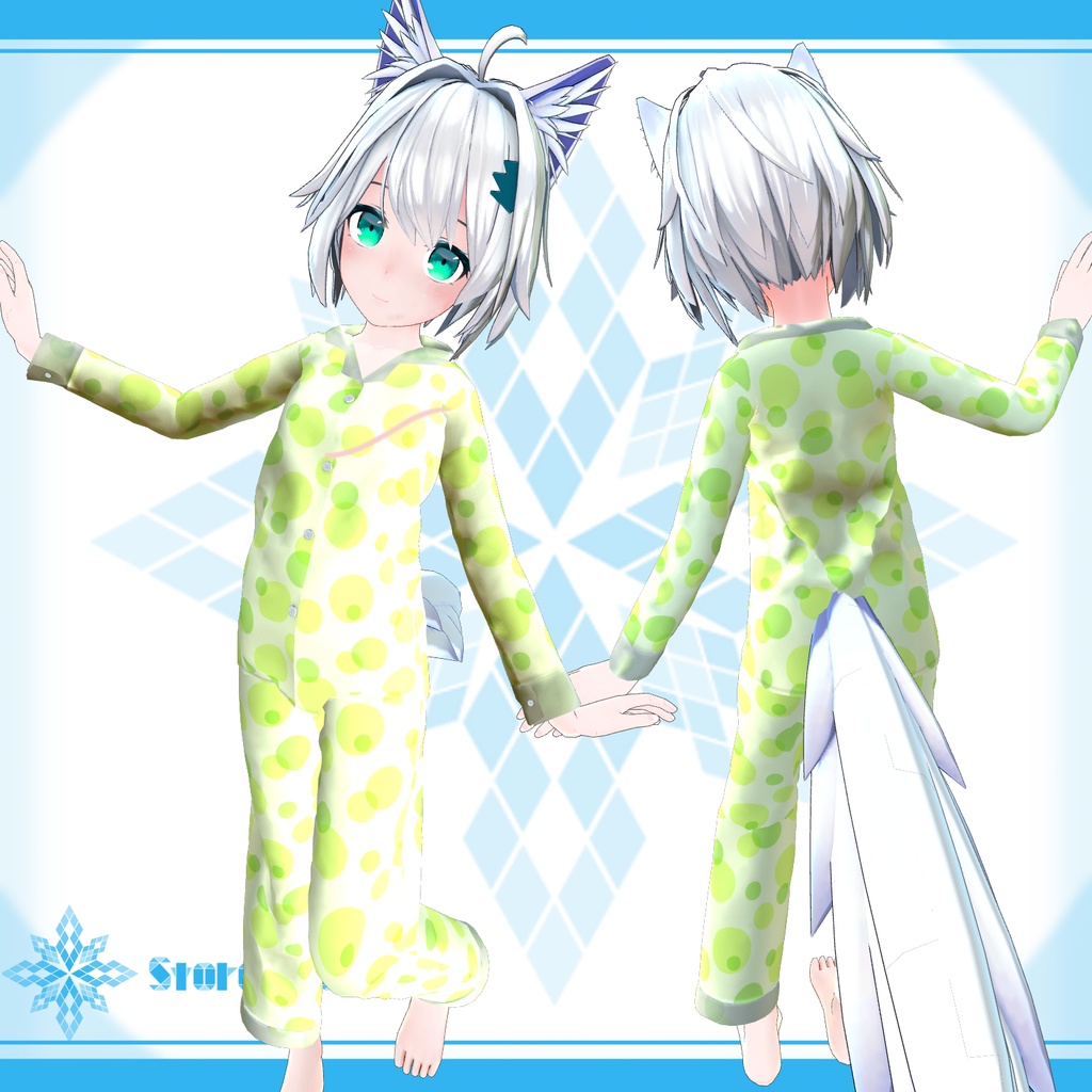 「ミーシェ」用衣装モデル 『パジャマ』v1.01