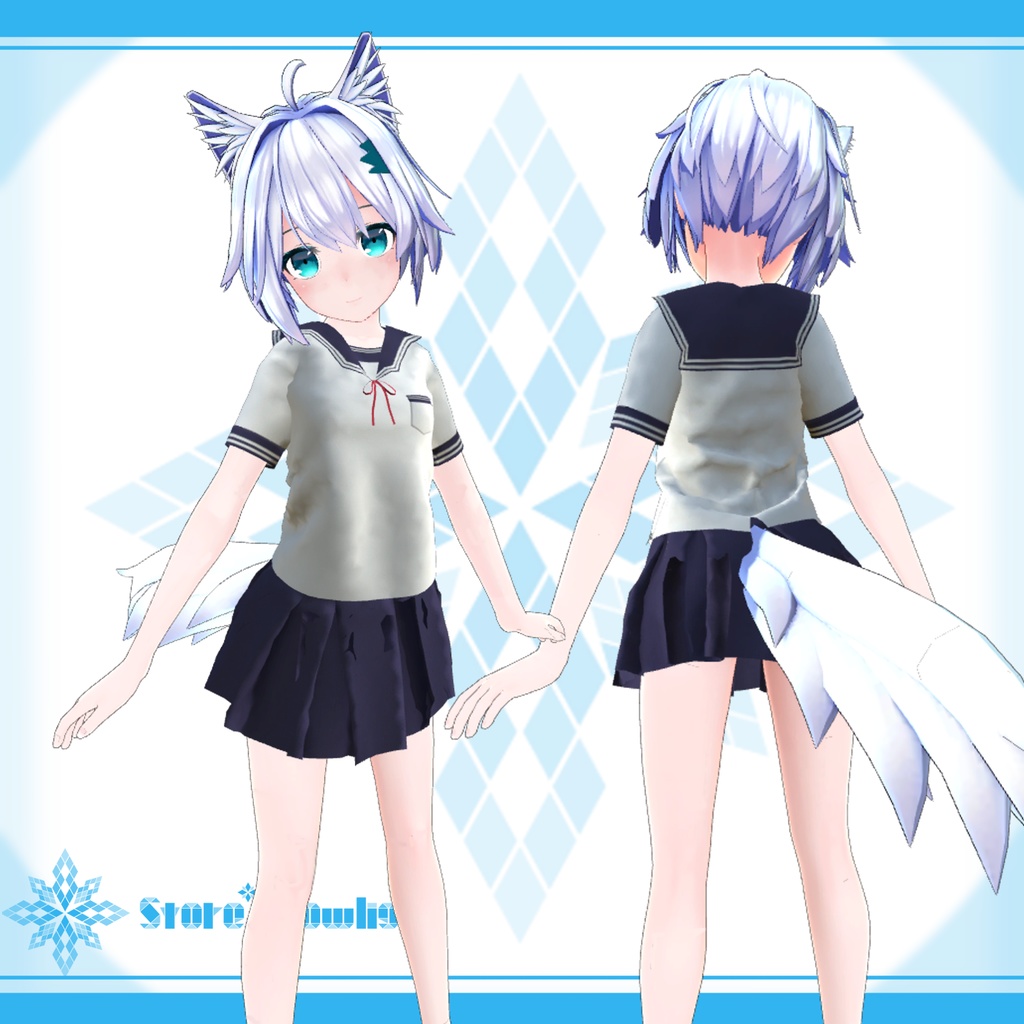 「ミーシェ」用衣装モデル 『セーラー服(夏)』