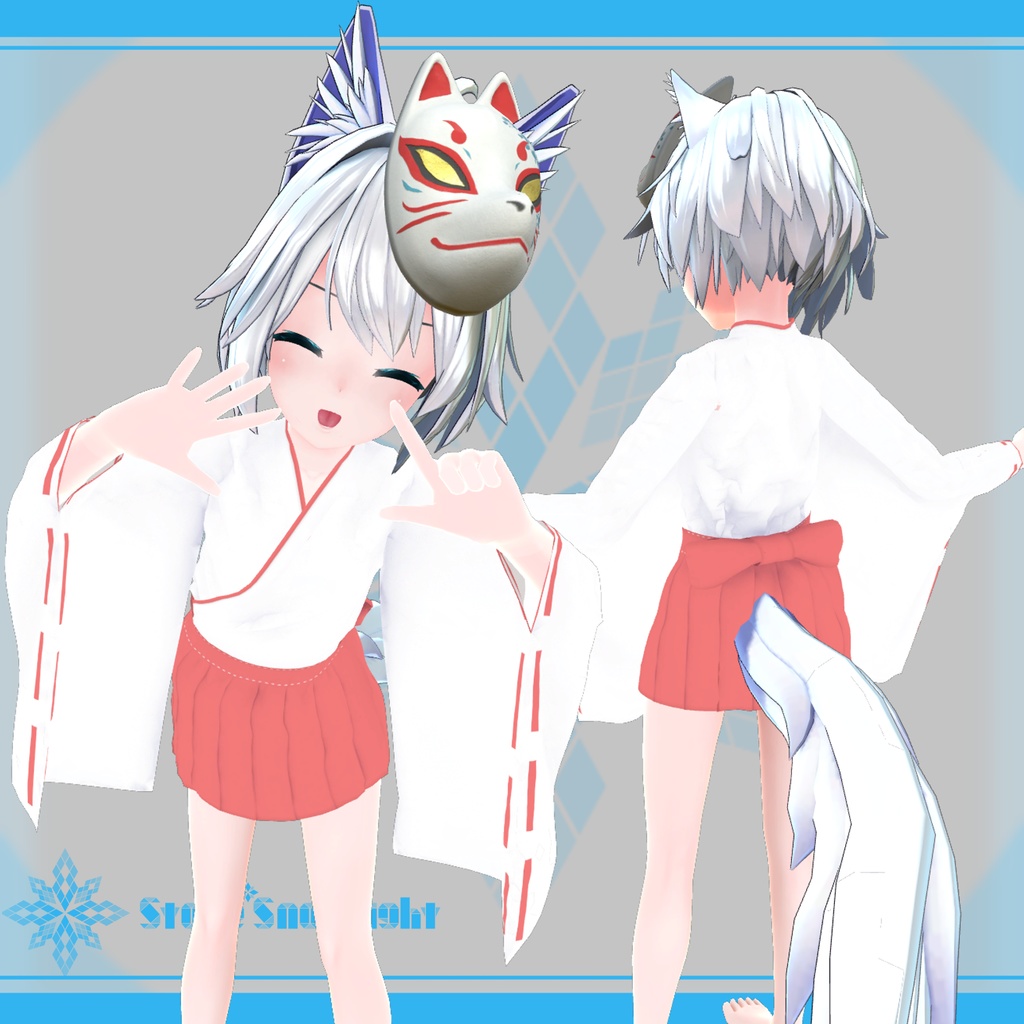 「ミーシェ」用衣装モデル 『ミニスカ巫女服』