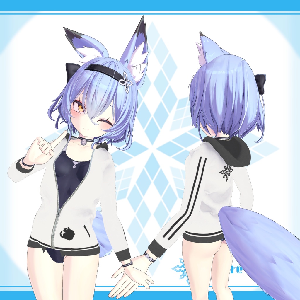 「幽狐族のお姉様」用衣装モデル 『ラッシュガード』