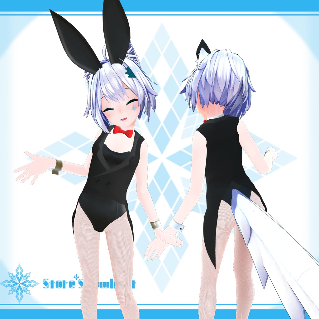 「ミーシェ」用衣装モデル 『バニーガール』(v1.1)