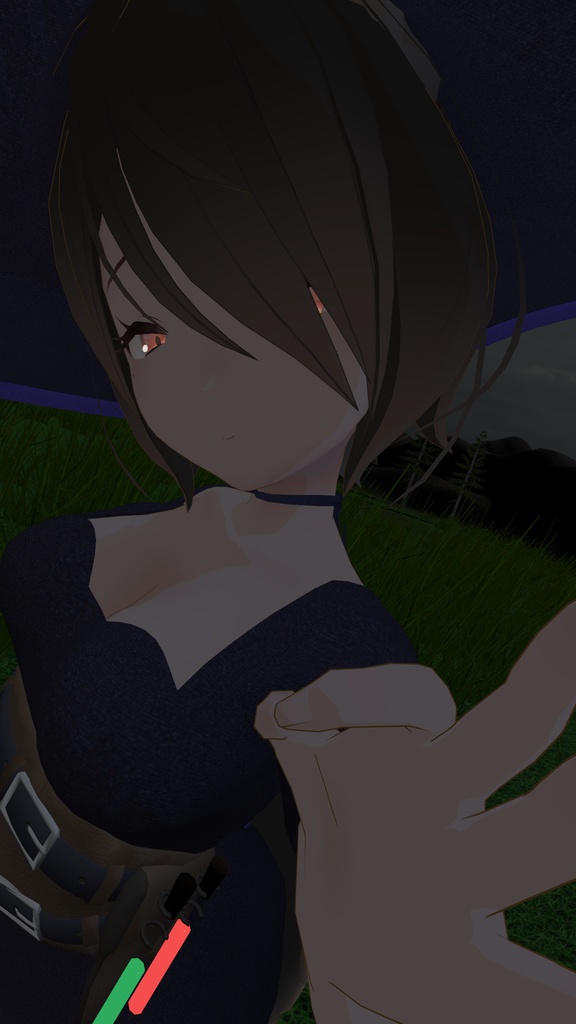 「狼少女 A」用衣装モデル 『魔女風ドレス』