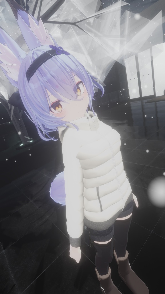 「幽狐族のお姉様」用衣装モデル 『ダウンジャケット』(v1.1)