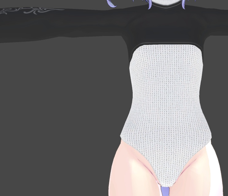 「幽狐族のお姉様」用衣装モデル『レオタードセーター』