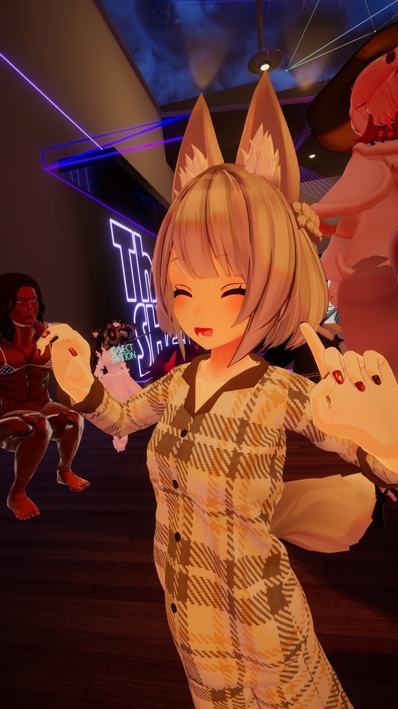 「京狐」用衣装モデル『パジャマ』v2.0