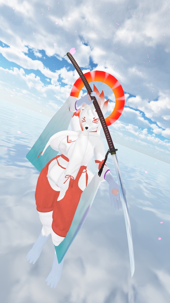 fbxモデル 長巻「天喰」