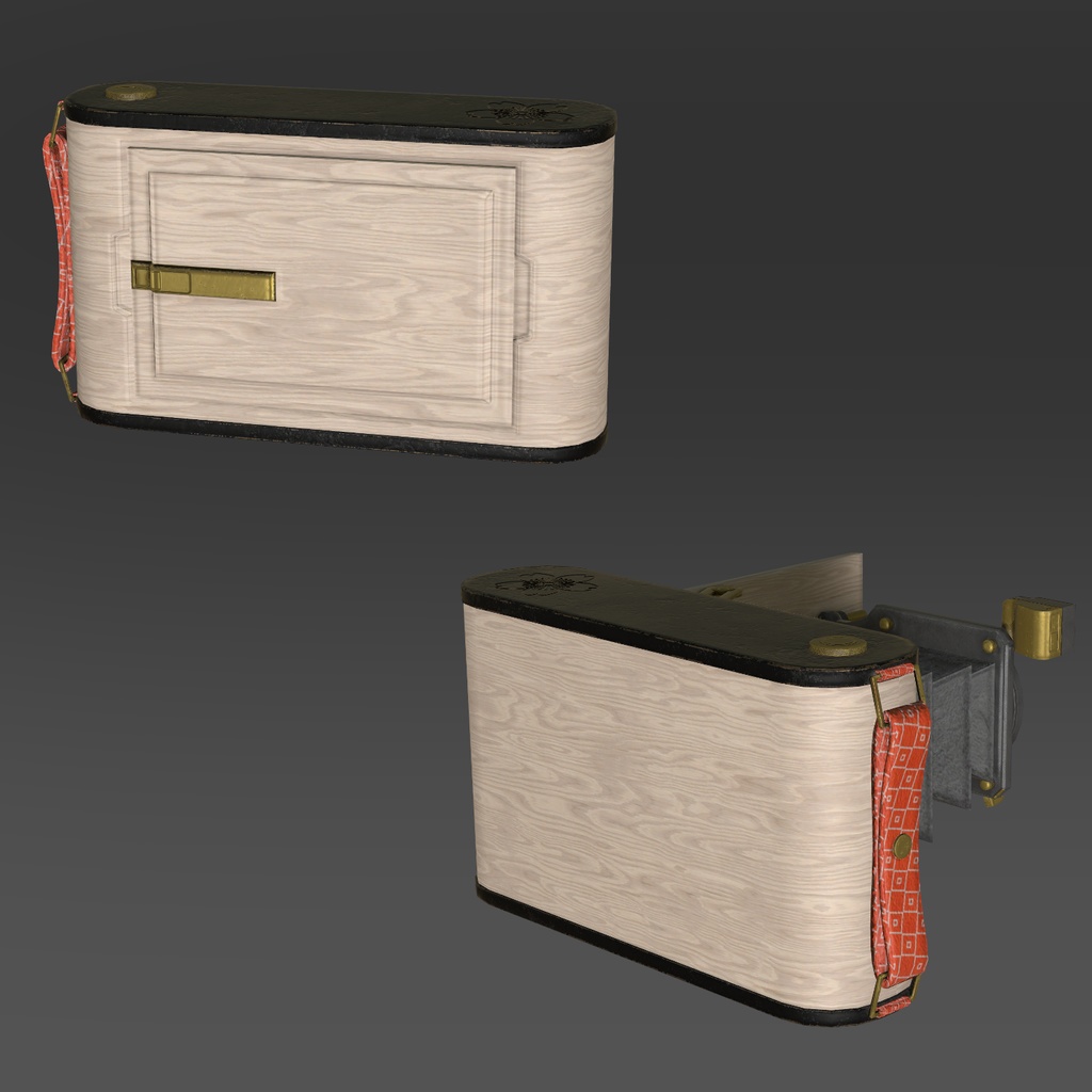 fbxモデル「アンティーク&トイ カメラ」