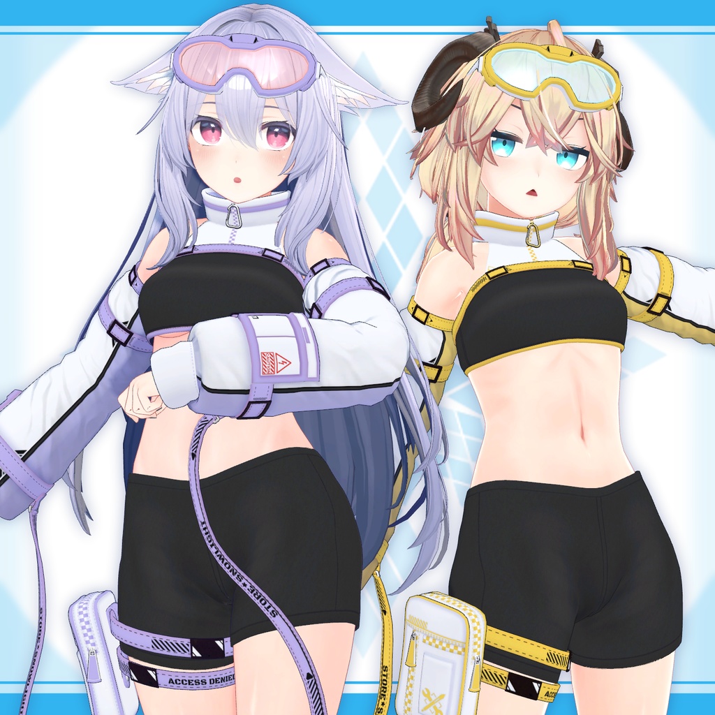 [18モデル対応]衣装モデル『ワフタ・エア』 缩略图 5