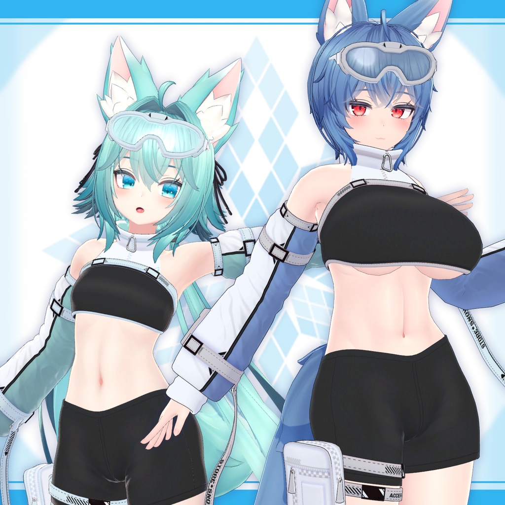 [18モデル対応]衣装モデル『ワフタ・エア』 缩略图 6
