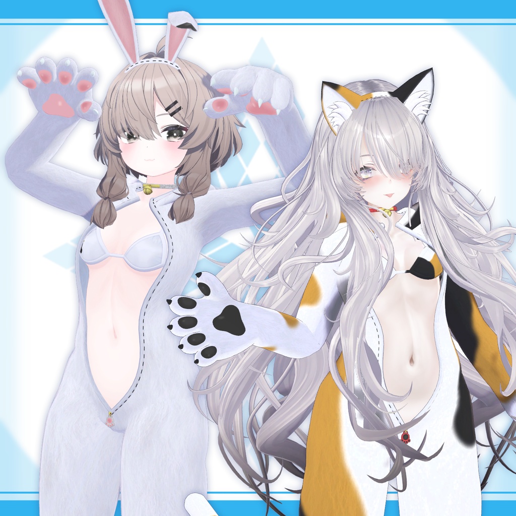 [28モデル対応]衣装モデル『まえあけきぐるみ:Re』 缩略图 12