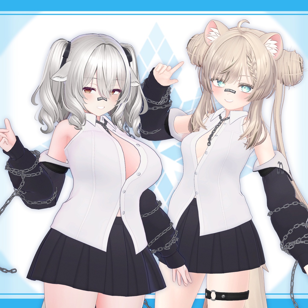 [20モデル対応]衣装モデル『クリミナル・メイデン』 缩略图 7