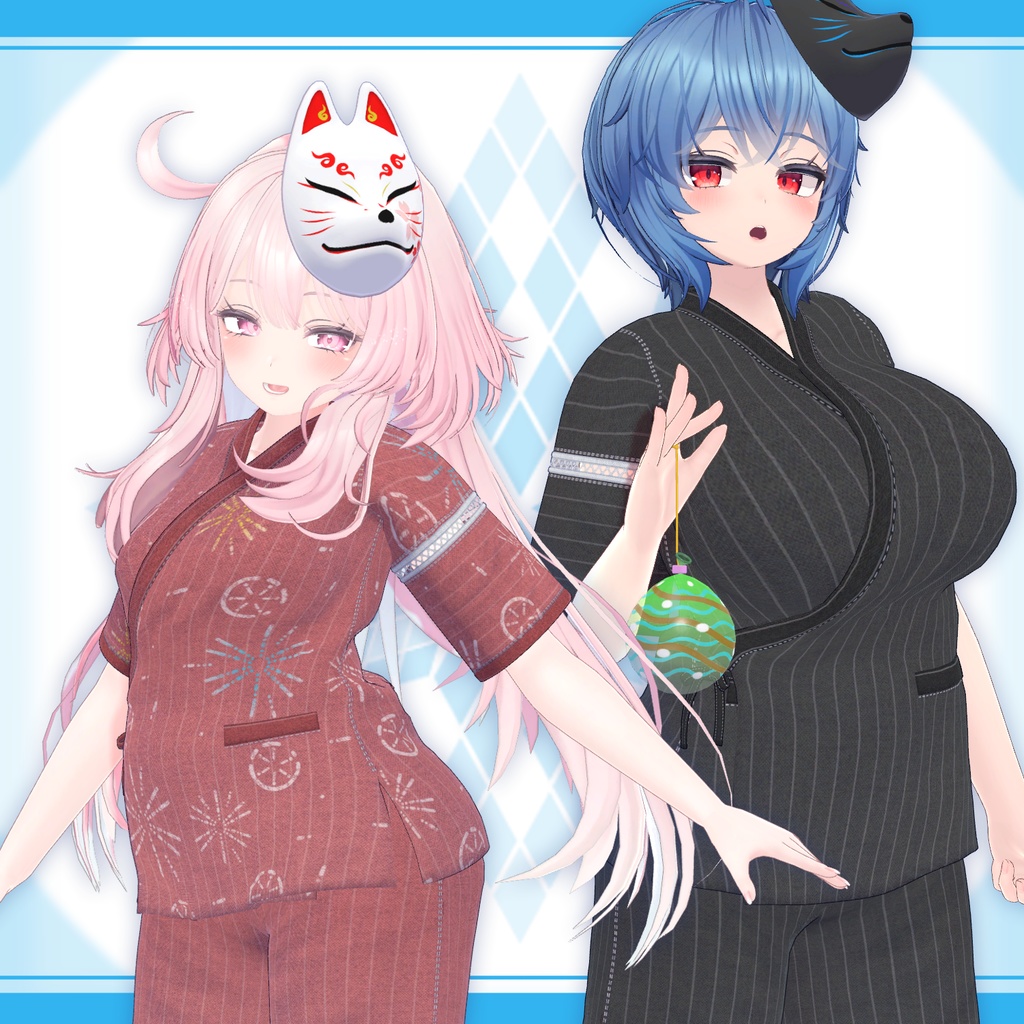 [22モデル対応]衣装モデル『甚平:Re』 缩略图 7