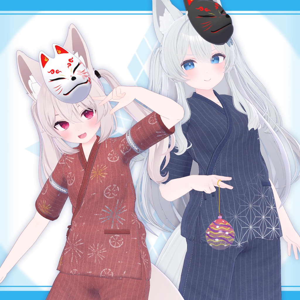[22モデル対応]衣装モデル『甚平:Re』 缩略图 10