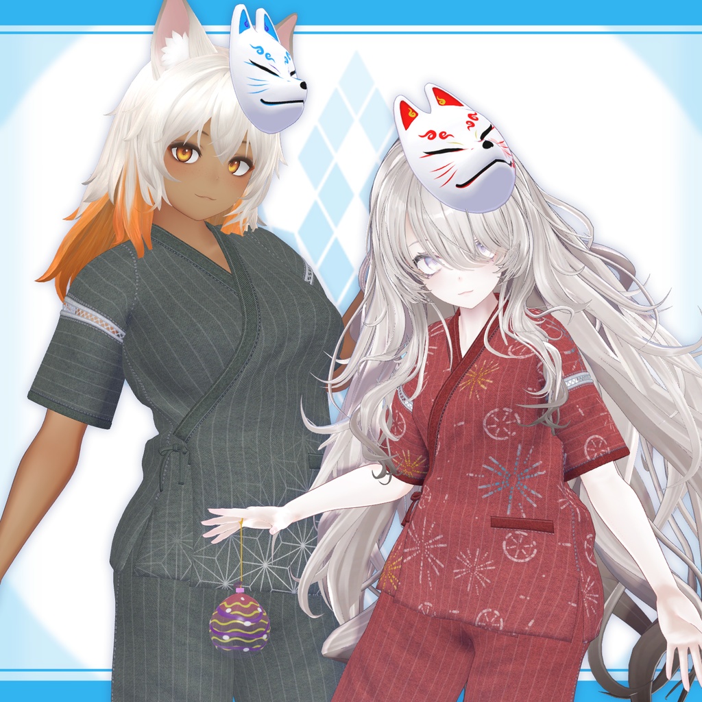 [22モデル対応]衣装モデル『甚平:Re』 缩略图 15