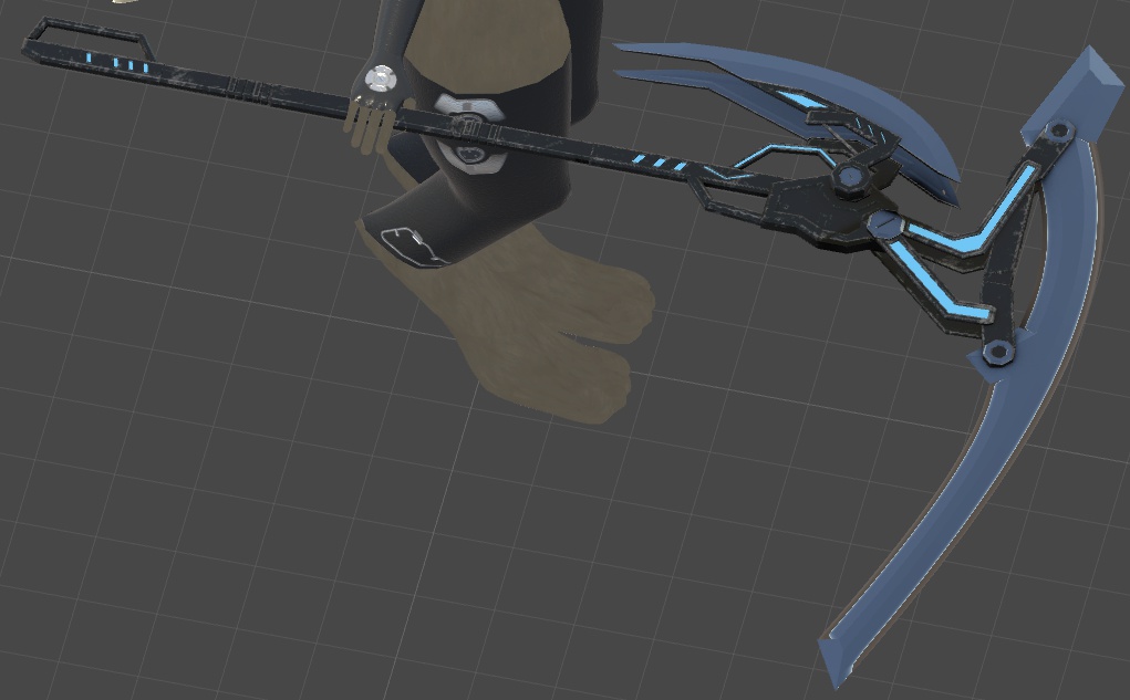 fbxモデル 変形武器「Scyxe」