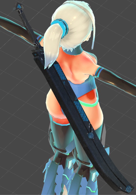 fbxモデル 変形鞘つき刀「NLK-620」