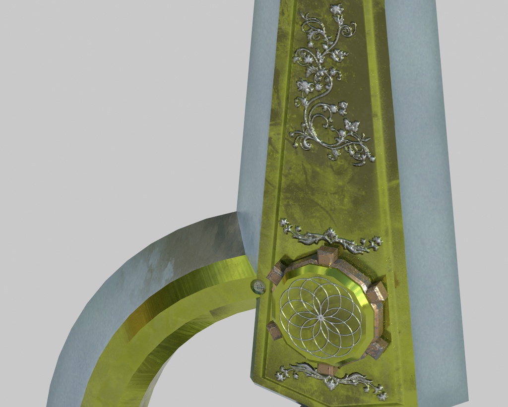 fbxモデル 両刃剣「Revolve」