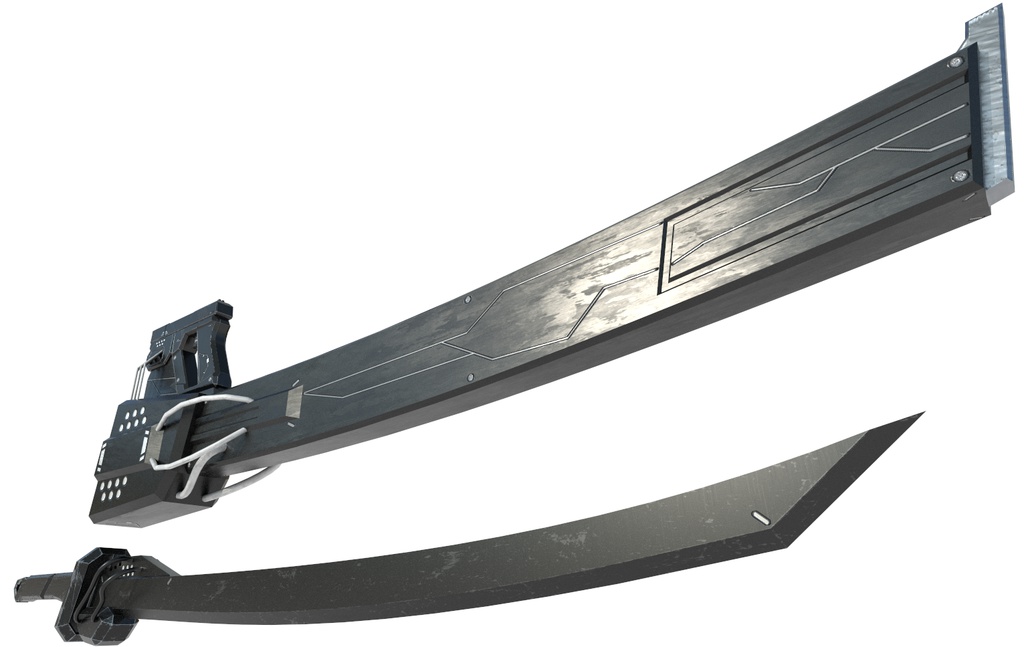fbxモデル 銃鞘刀「NLK-820G」