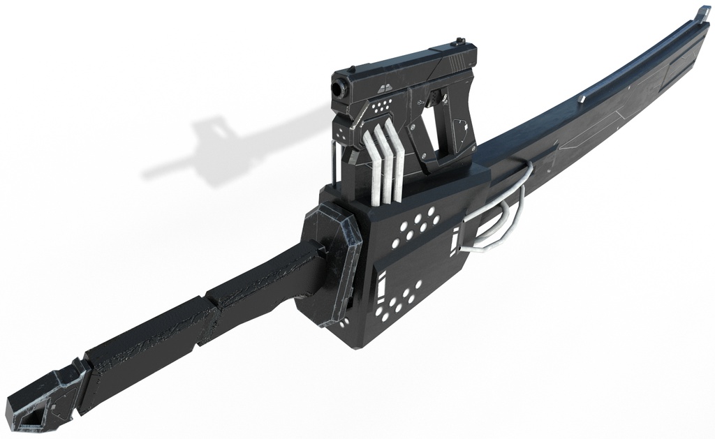 fbxモデル 銃鞘刀「NLK-820G」