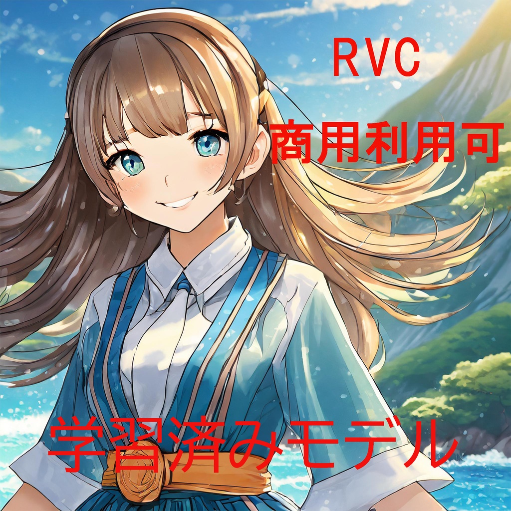 【商用利用可能】RVC学習済「かわいい女の子」