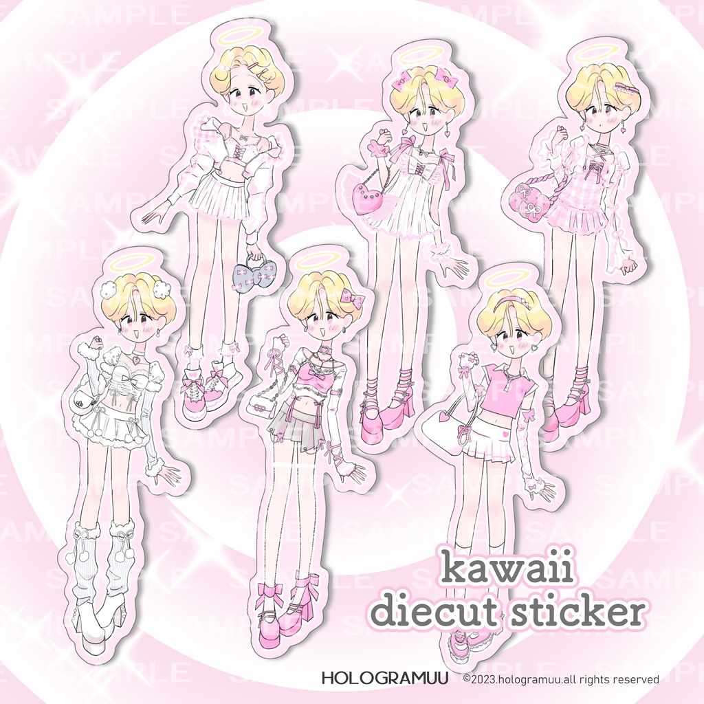 ダイカットシールシロップちゃん6種