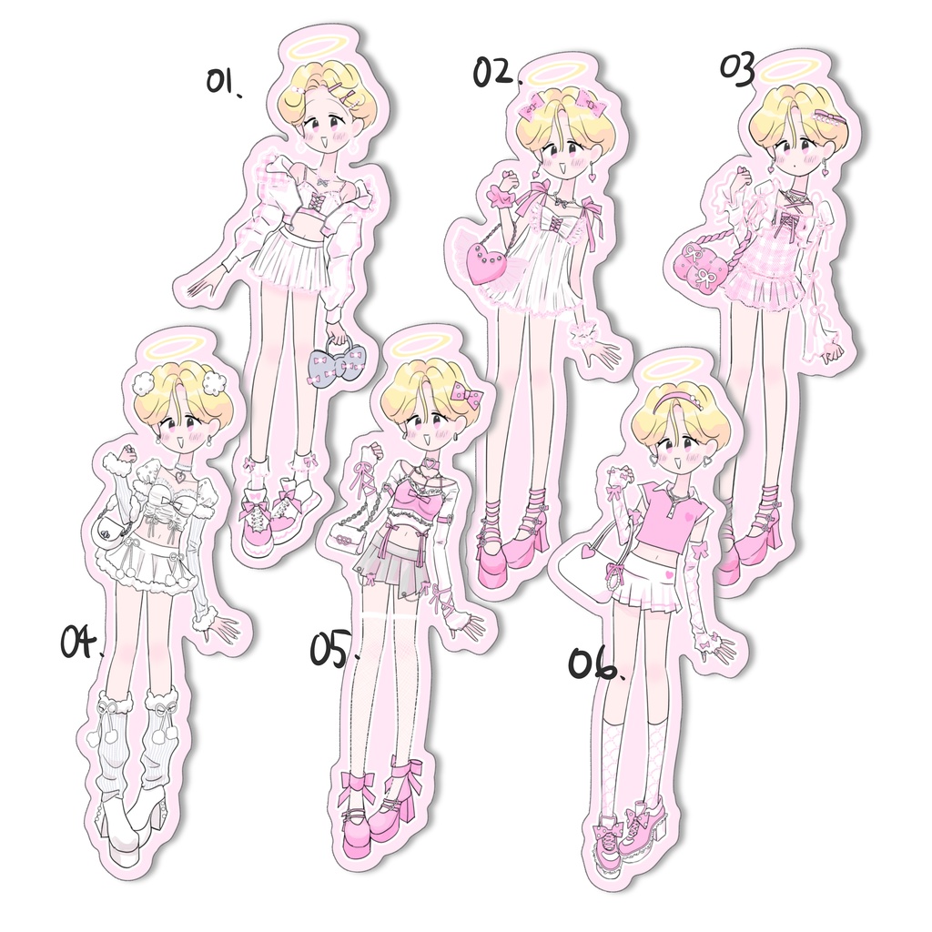 ダイカットシールシロップちゃん6種