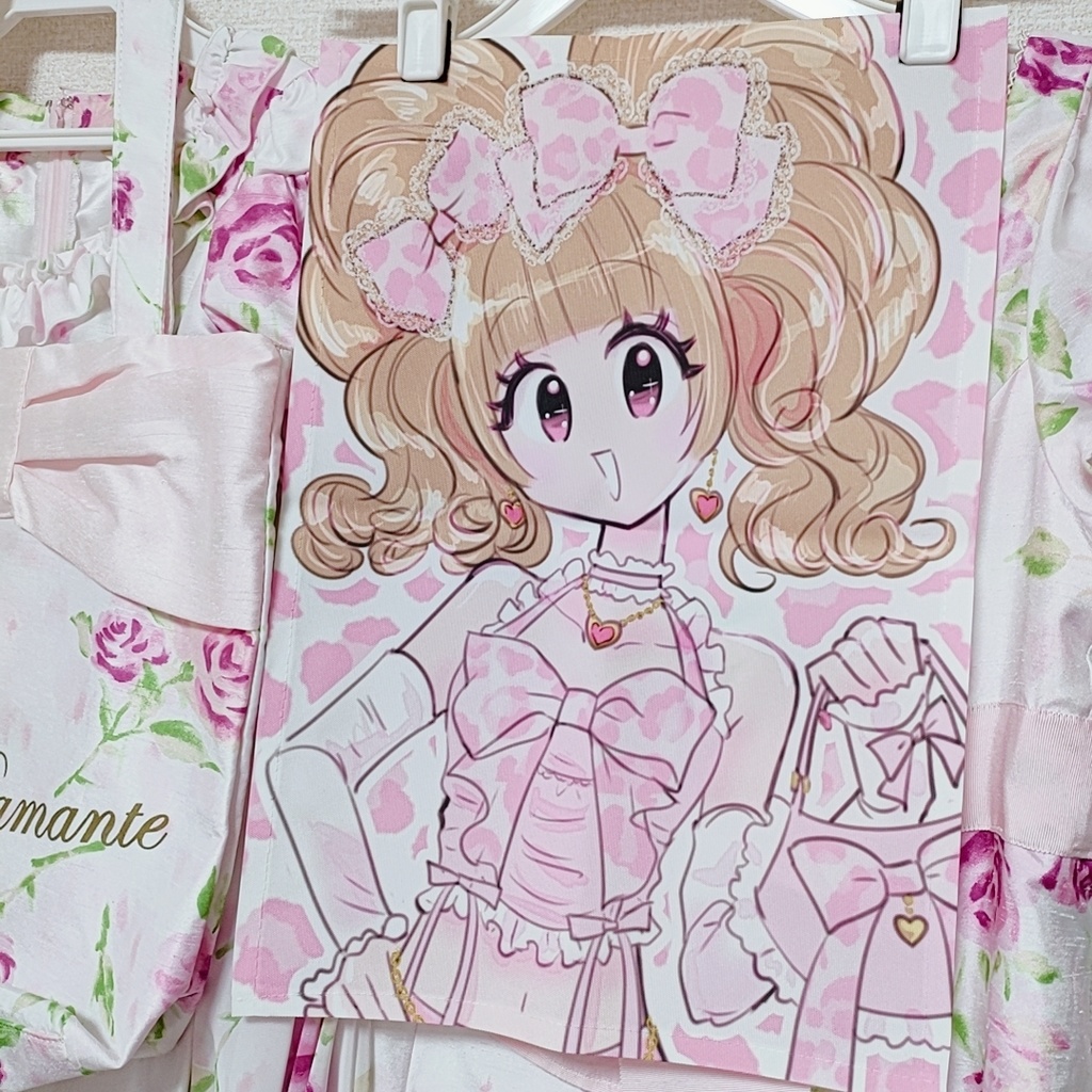 loveヒョウ柄 ♥姫GAL♥ファブリックポスター