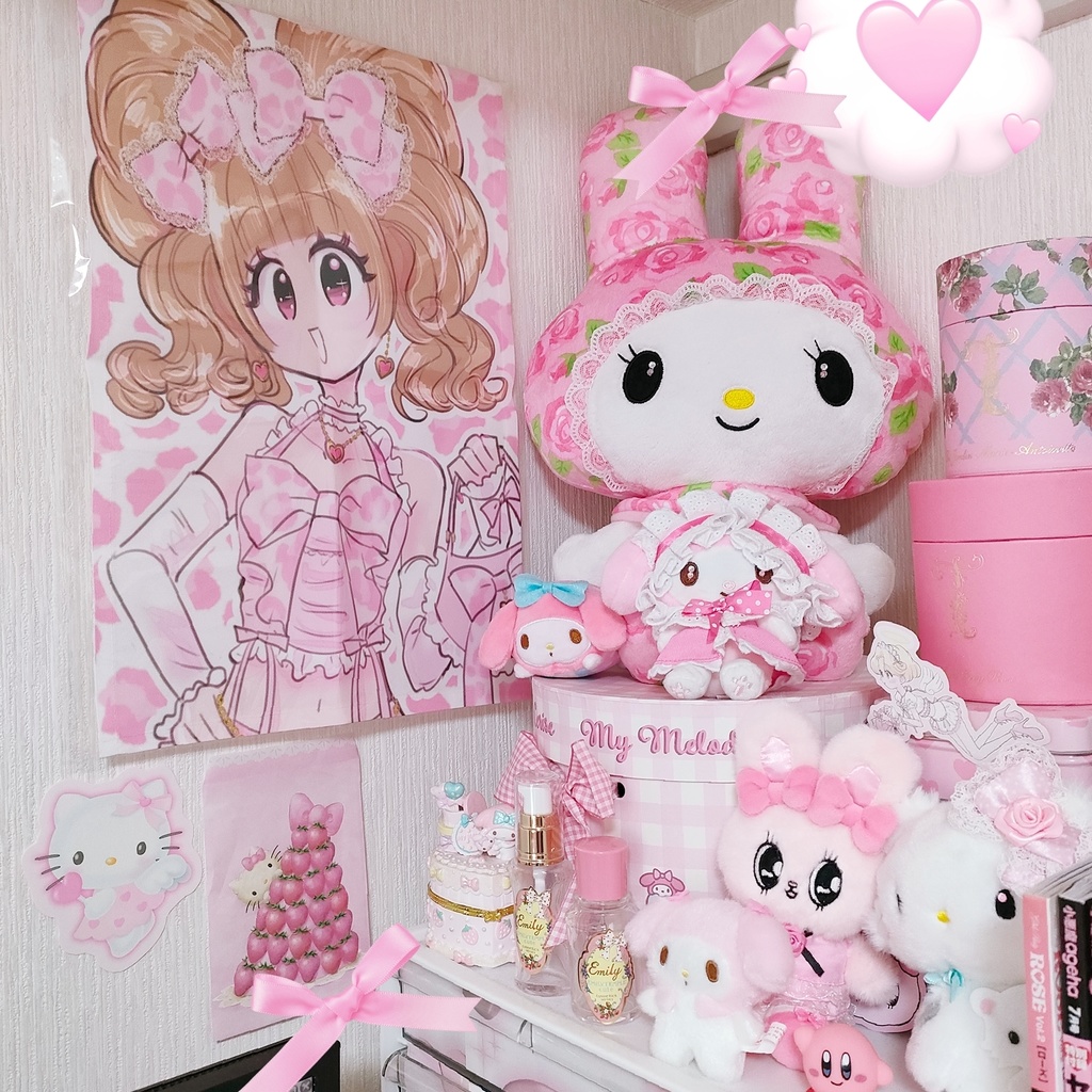 loveヒョウ柄 ♥姫GAL♥ファブリックポスター